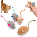 Catnip-Filled Plush Mouse Set of 3