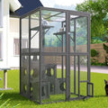 Luxury Indoor-Outdoor Cat Enclosure Catio